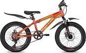 Велосипед SITIS HOTROCK 20" (2022) оранжево-красный